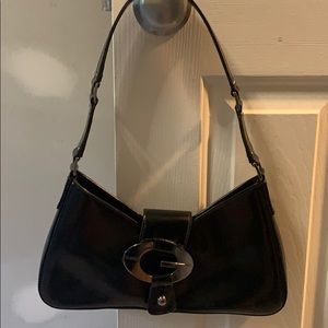 Guess black shoulder purse